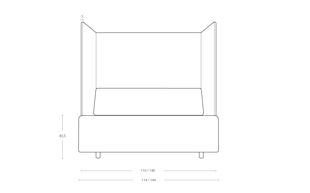 Dimensoes do produto sof fix